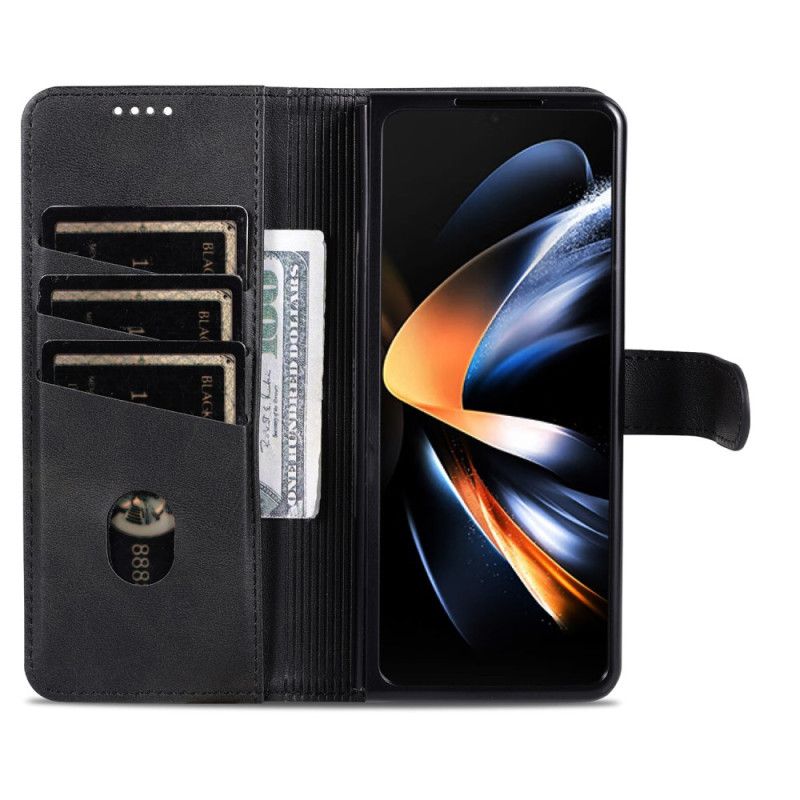 Skórzany Futerał Samsung Galaxy Z Fold 6 Etui Na Telefon Skórzany Styl Azns