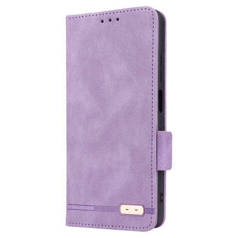 Etui Na Telefon do Xiaomi Redmi Note 12 Pro Etui Folio Stylowy Efekt Skóry