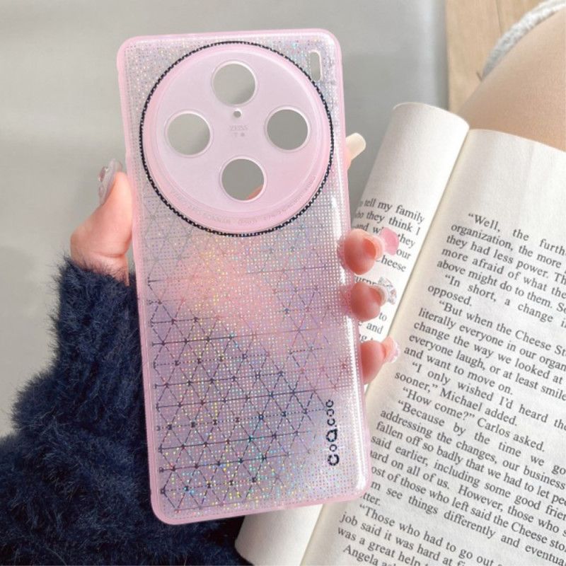 Etui Do Vivo X100 Pro Q.coo Bling Seria Aurora