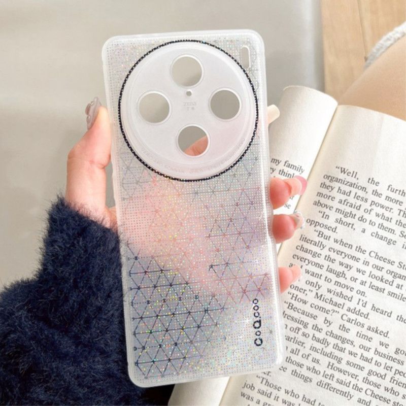 Etui Do Vivo X100 Pro Q.coo Bling Seria Aurora