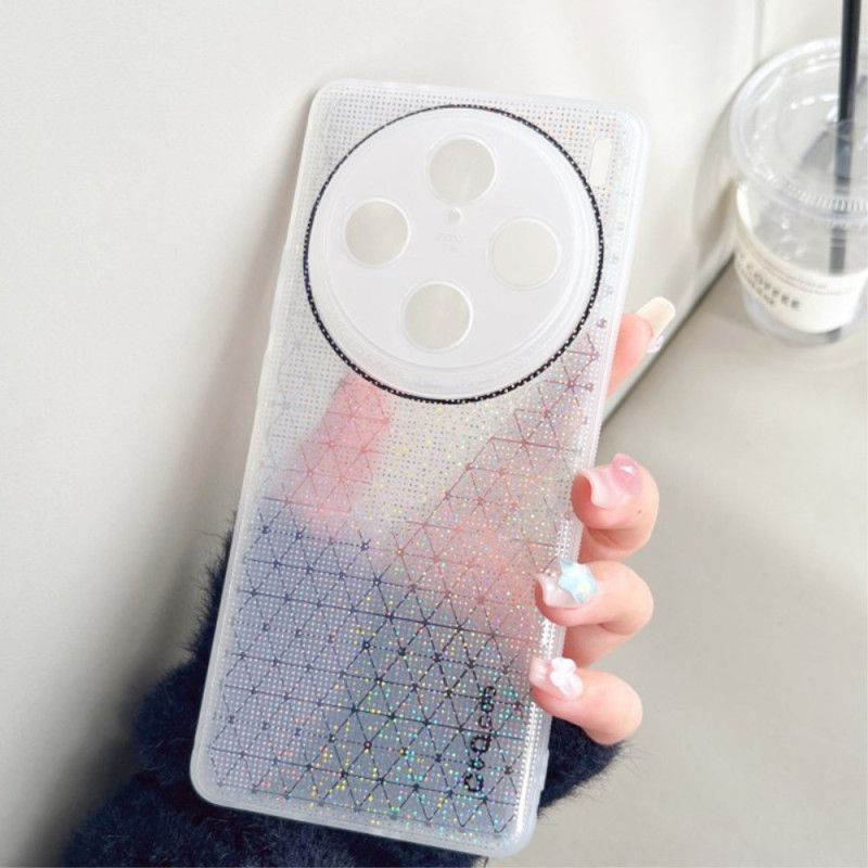 Etui Do Vivo X100 Pro Q.coo Bling Seria Aurora