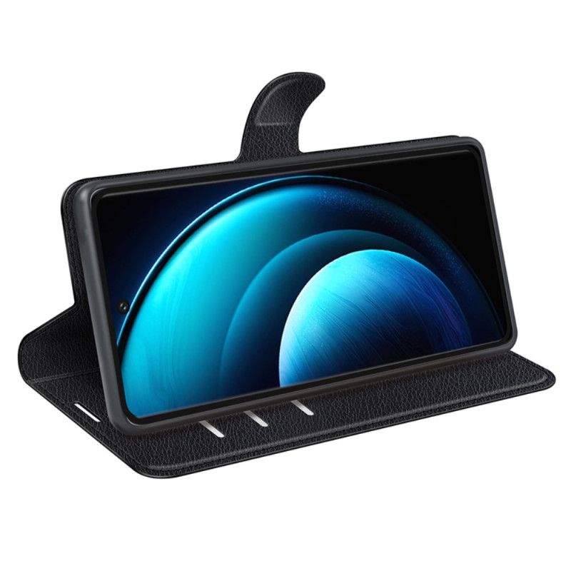 Skórzany Futerał Vivo X100 Pro Etui Na Telefon Skóra Syntetyczna Liczi