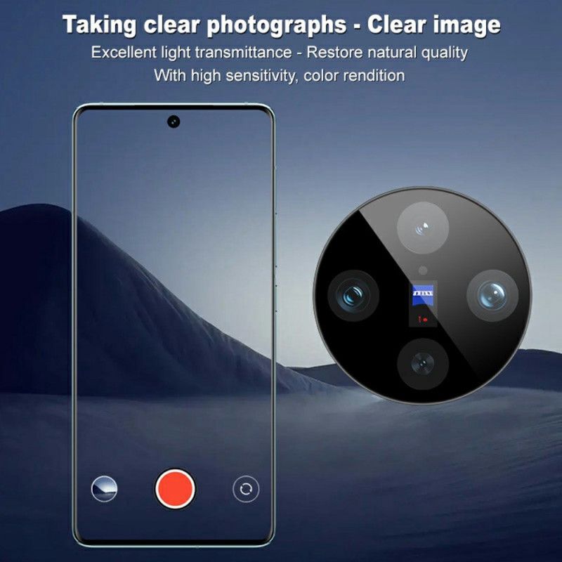 Szkło Hartowane Ochronne Na Obiektyw Do Vivo X100 Pro Samopozycjonująca Się Ramka (wersja CZarna)