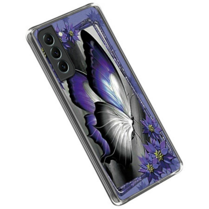 Etui do Samsung Galaxy S23 5G Fioletowy Motyl