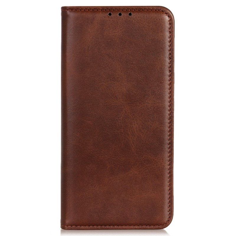 Etui Na Telefon do Samsung Galaxy S23 5G Etui Folio Dwoina Skóry