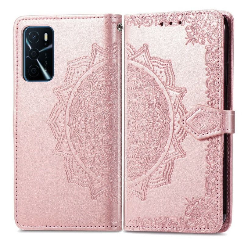 Etui Folio Oppo A16 / A16s Mandala Średniowiecze