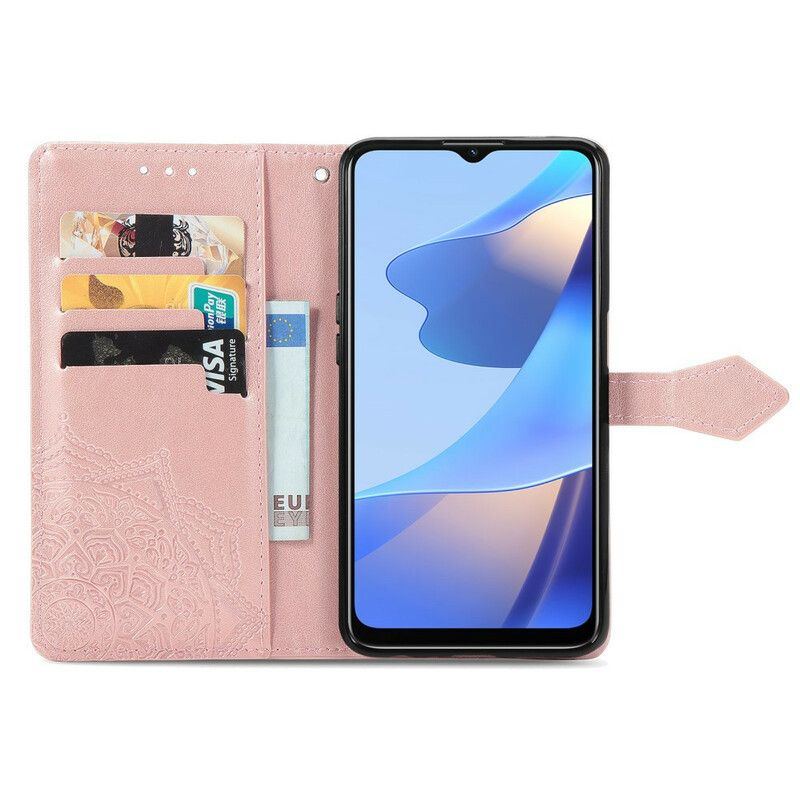 Etui Folio Oppo A16 / A16s Mandala Średniowiecze