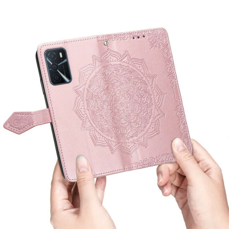 Etui Folio Oppo A16 / A16s Mandala Średniowiecze