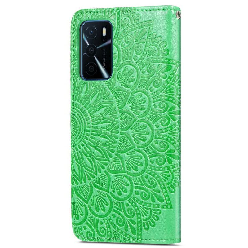 Etui Folio Oppo A16 / A16s Plemienne Liście Etui Ochronne