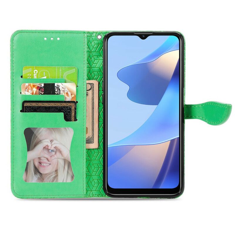 Etui Folio Oppo A16 / A16s Plemienne Liście Etui Ochronne