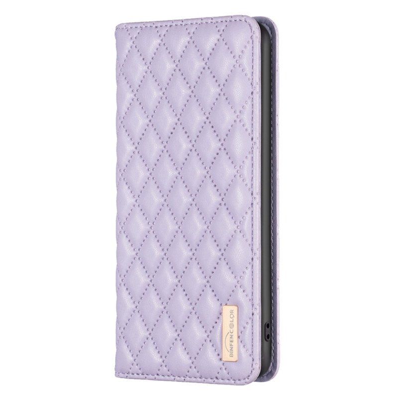 Etui Na Telefon do Samsung Galaxy S23 Ultra 5G Etui Folio Pikowany Binfen Kolor