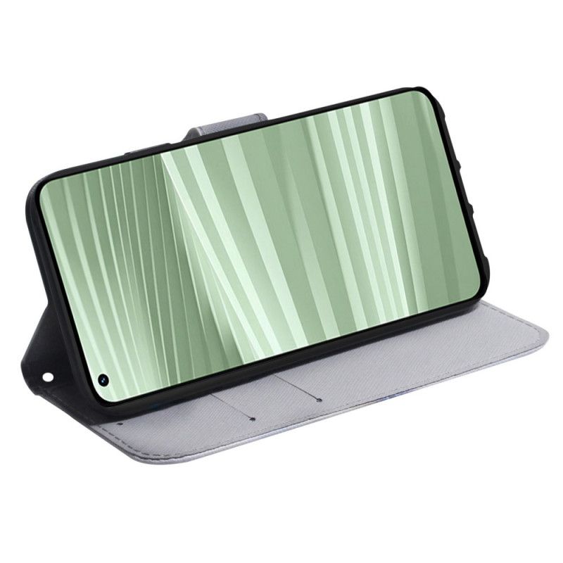 Etui Folio Do Realme C55 Śniący Lew