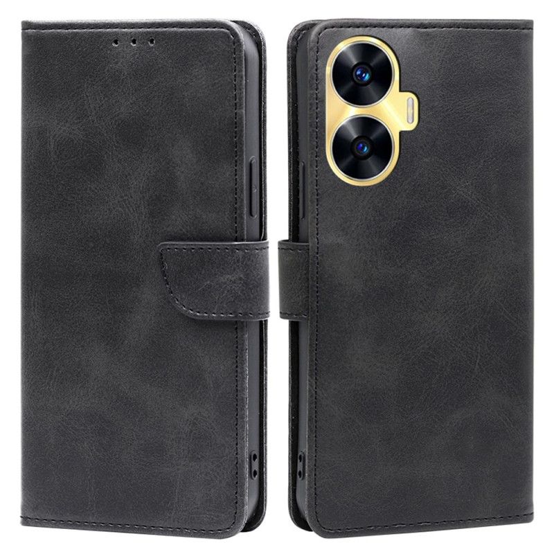 Etui Folio Do Realme C55 Tekstura Vintage