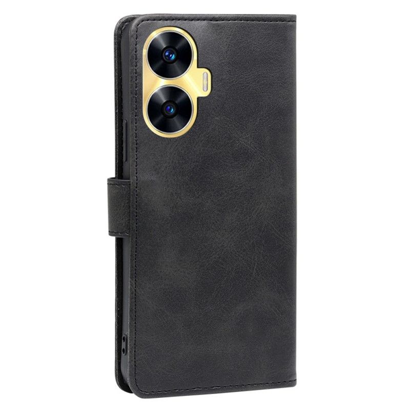 Etui Folio Do Realme C55 Tekstura Vintage