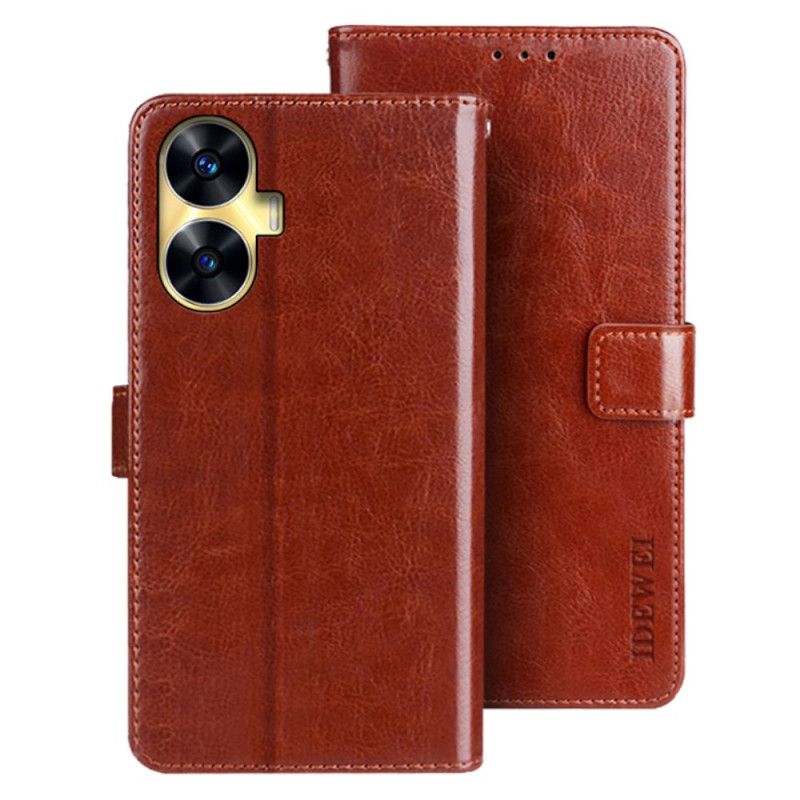 Etui Folio Do Realme C55 Teksturowany Idewei