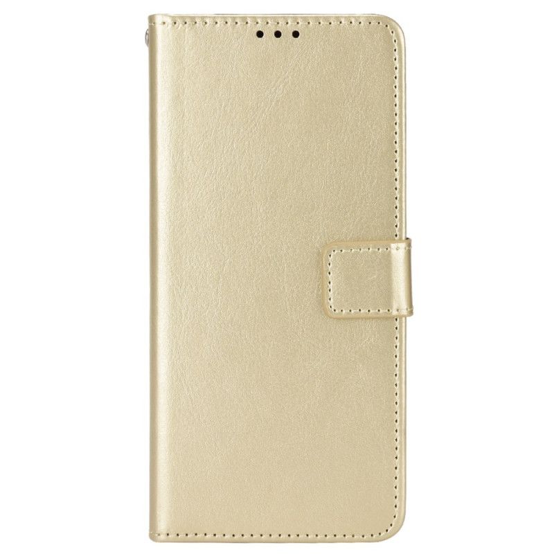 Etui Folio Realme C55 Błyszczący Pasek Ze Sztucznej Skóry Etui Ochronne