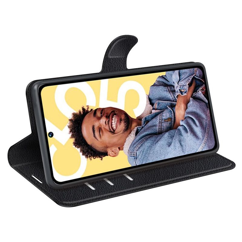 Etui Folio Realme C55 Klasyczna Skóra Syntetyczna Liczi