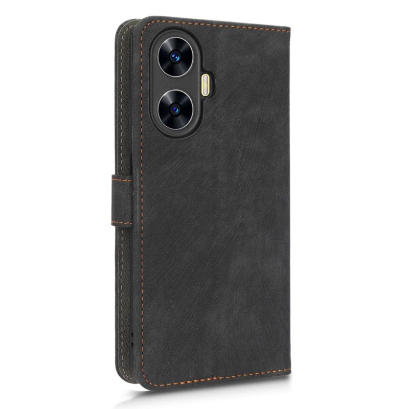 Etui Folio Realme C55 Portfel Z Paskiem Blokującym Rfid Etui Ochronne