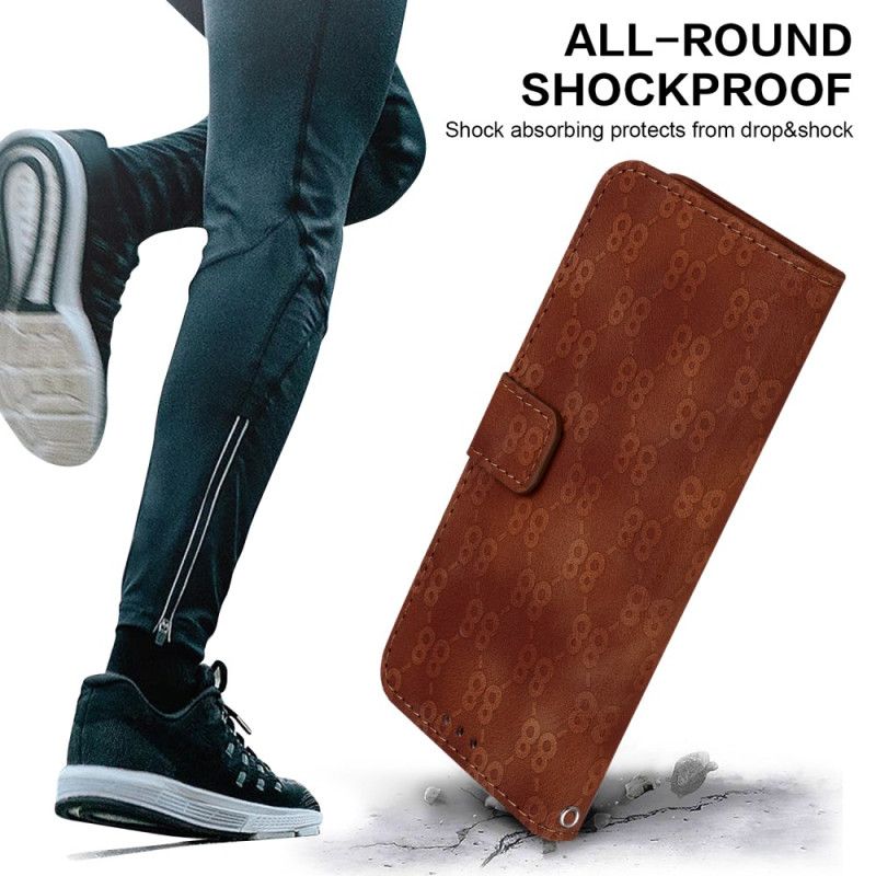 Etui Folio Realme C55 Wzór 88 Z Paskiem