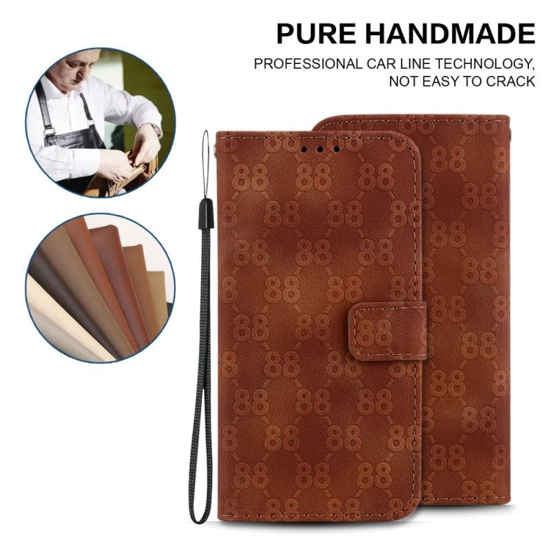 Etui Folio Realme C55 Wzór 88 Z Paskiem