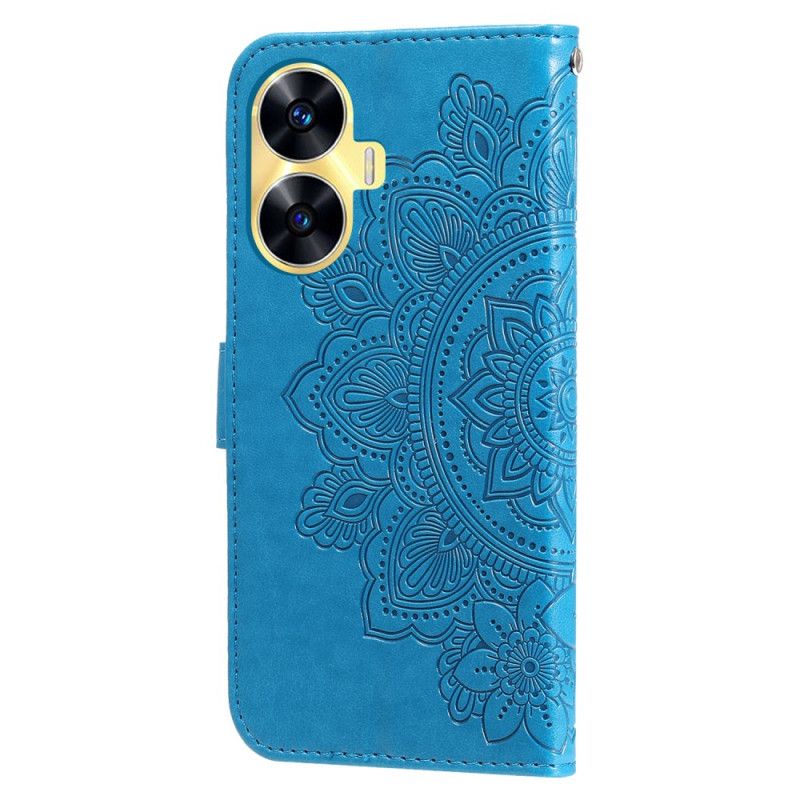 Obudowa Realme C55 Etui Na Telefon Pasek Ze Wzorem Kwiatowym