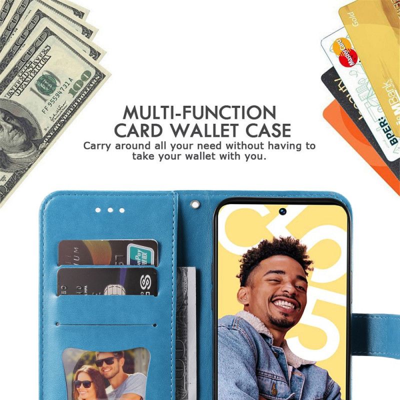 Obudowa Realme C55 Etui Na Telefon Pasek Ze Wzorem Kwiatowym