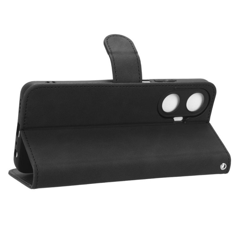 Pokrowce Realme C55 Zamszowy Styl Z Paskiem