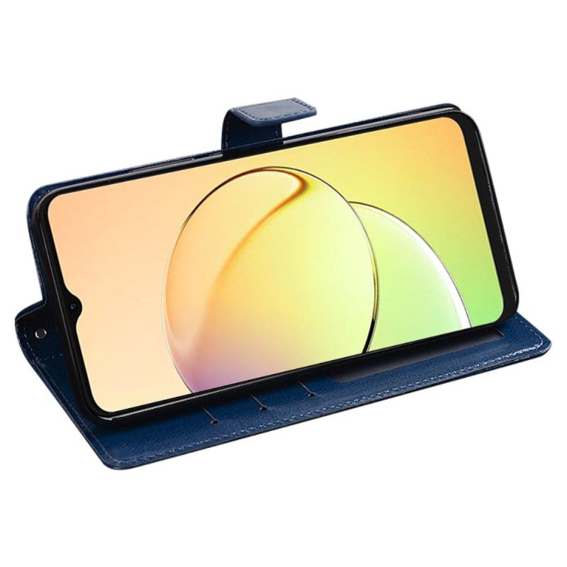 Skórzany Futerał Realme C55 Etui Na Telefon Idewei