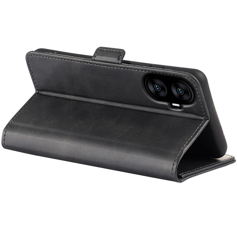 Skórzany Futerał Realme C55 Etui Na Telefon Podwójne Zapięcie