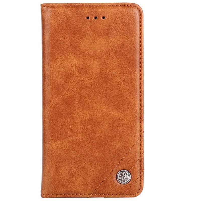 Etui Na Telefon do Sony Xperia 10 IV Etui Folio Ozdobny Nit Ze Sztucznej Skóry