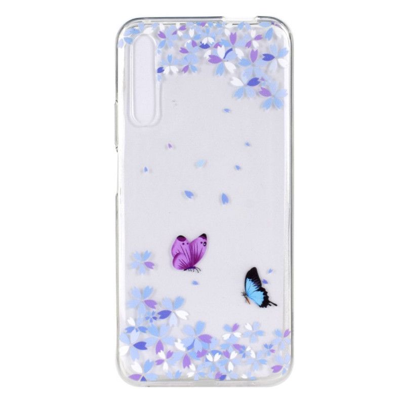 Etui Honor 9X Pro Motyle I Kwiaty Etui Ochronne