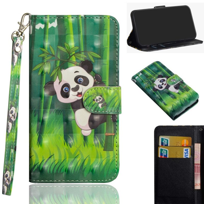 Pokrowce Realme C11 Panda I Bambus
