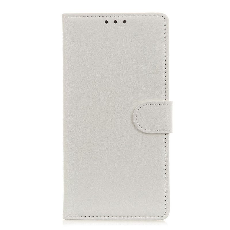 Etui Folio Oppo Reno 2 Brązowy Tradycyjna Sztuczna Skóra Etui Ochronne