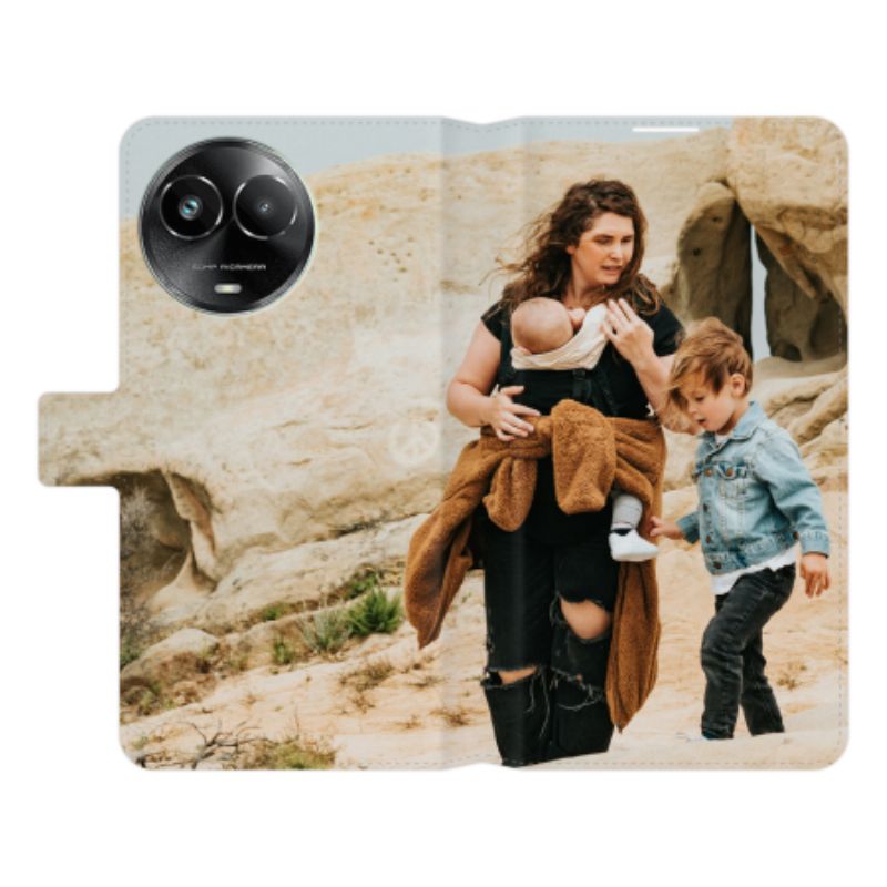 Etui Folio Do Realme C67 Retro