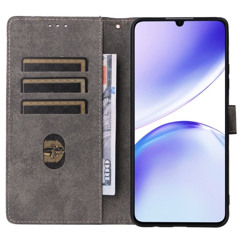 Etui Folio Do Realme C53 Ochrona Rfid Ze Smyczką