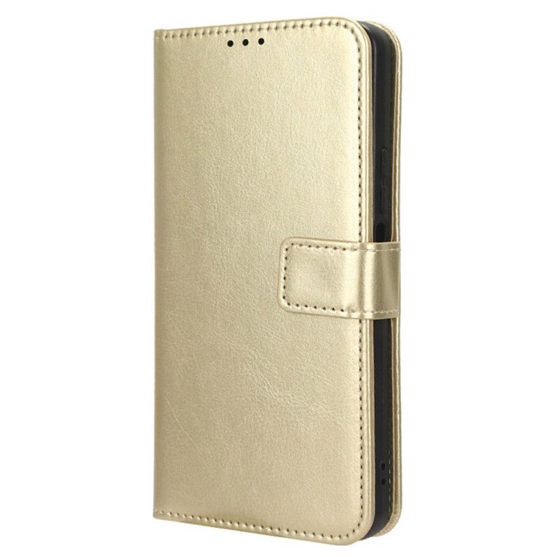 Etui Folio Realme C53 Błyszcząca Sztuczna Skóra