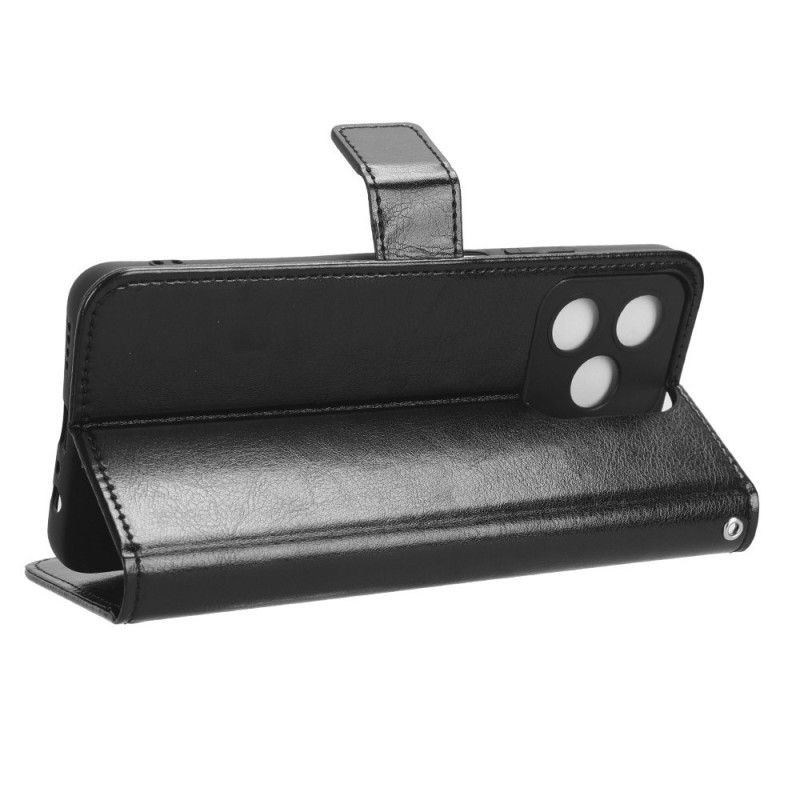 Etui Folio Realme C53 Błyszcząca Sztuczna Skóra