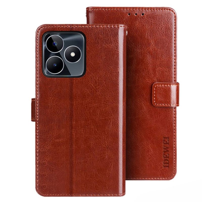 Etui Folio Realme C53 Sztuczna Skóra Idewei Etui Ochronne