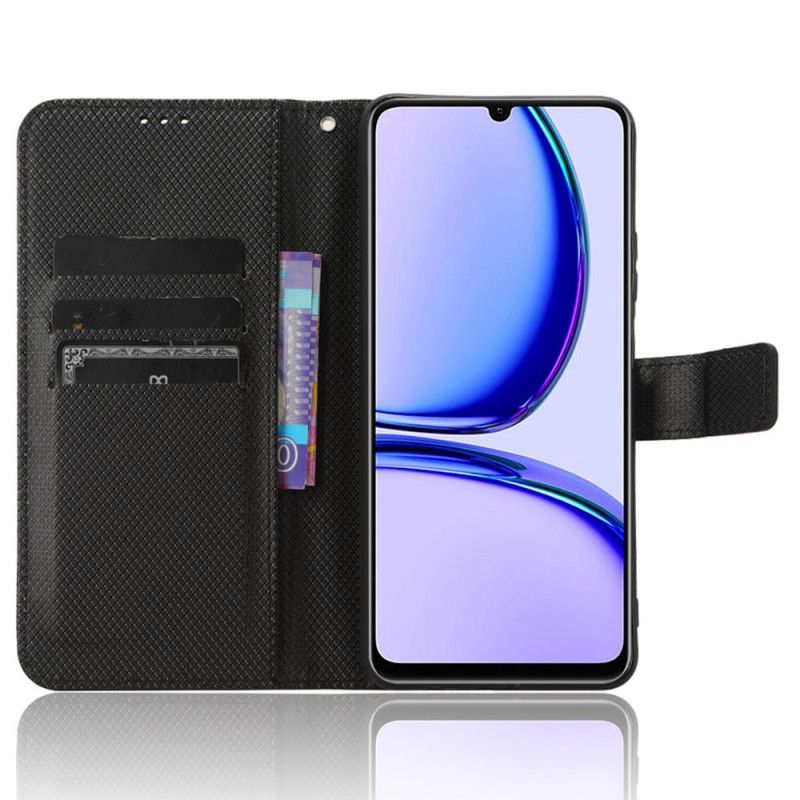 Etui Folio Realme C53 Teksturowany Z Paskiem