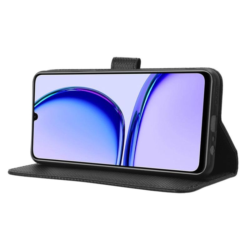 Etui Folio Realme C53 Teksturowany Z Paskiem