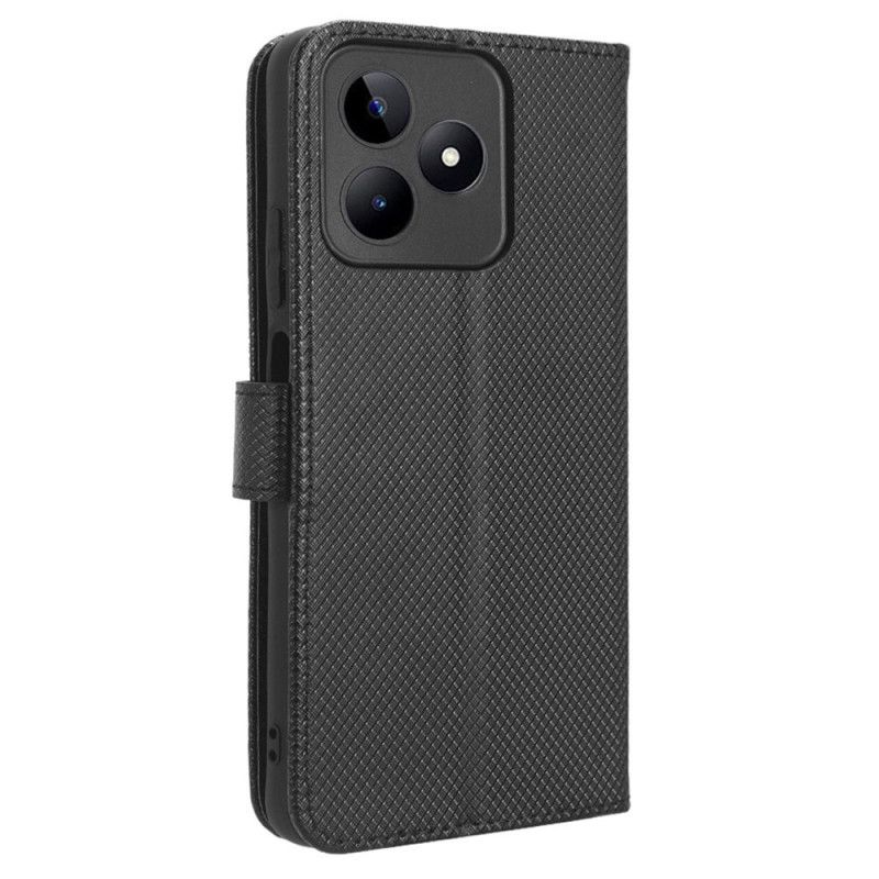 Etui Folio Realme C53 Teksturowany Z Paskiem