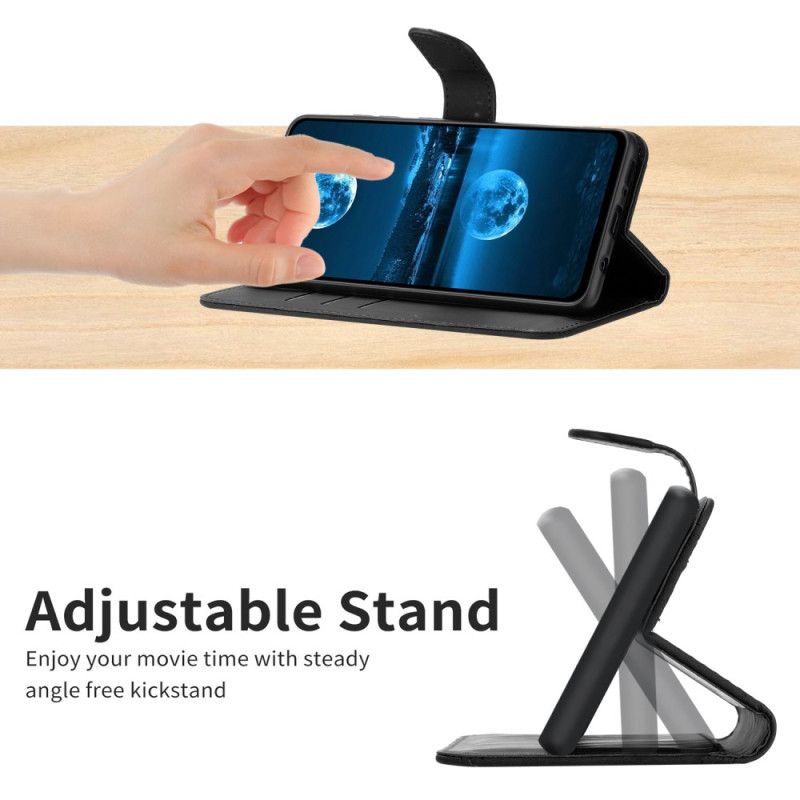 Skórzany Futerał Realme C53 Etui Na Telefon Linie I Kropki