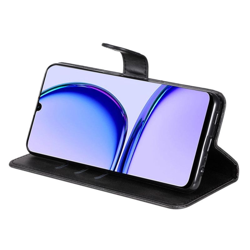 Skórzany Futerał Realme C53 Etui Na Telefon Portmonetka Z Przodu