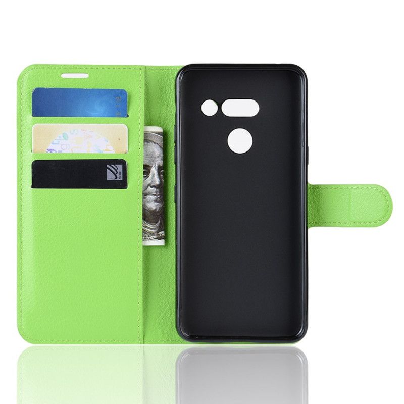 Etui Folio ThinQ LG G8 ThinQ Jasnofioletowy Czarny Klasyczny