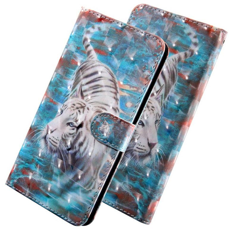 Etui Folio Do Xiaomi Redmi 9t Tygrys W Wodzie