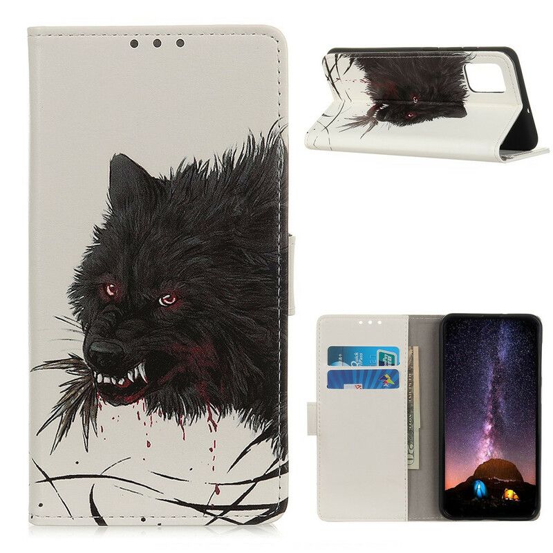 Etui Folio Xiaomi Redmi 9t Głodny Wilk Etui Ochronne