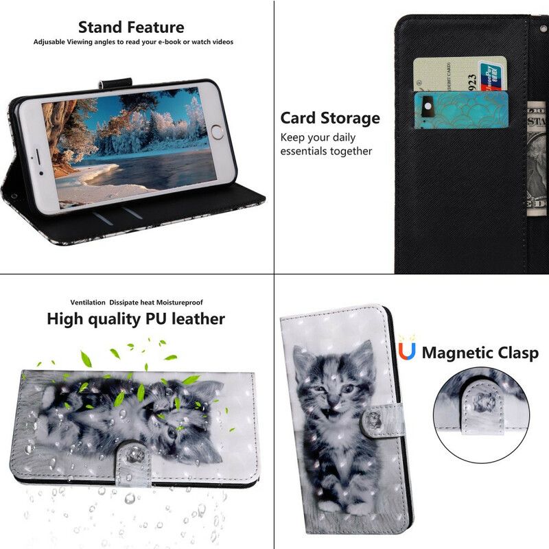 Etui Folio Xiaomi Redmi 9t Ignace Le Chaton Etui Ochronne