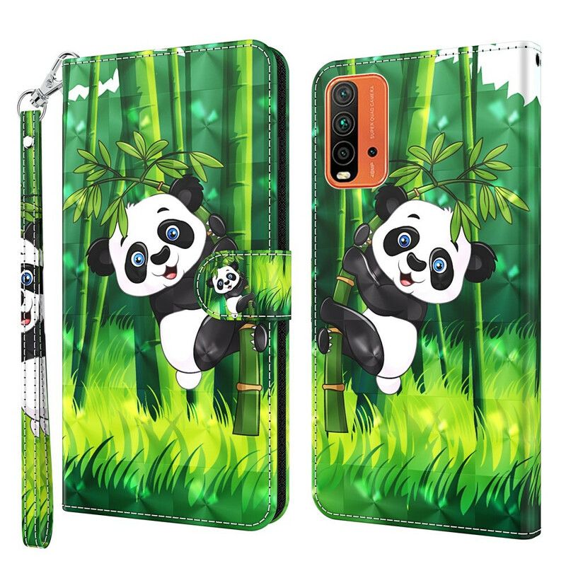 Pokrowce Xiaomi Redmi 9t Panda I Bambus