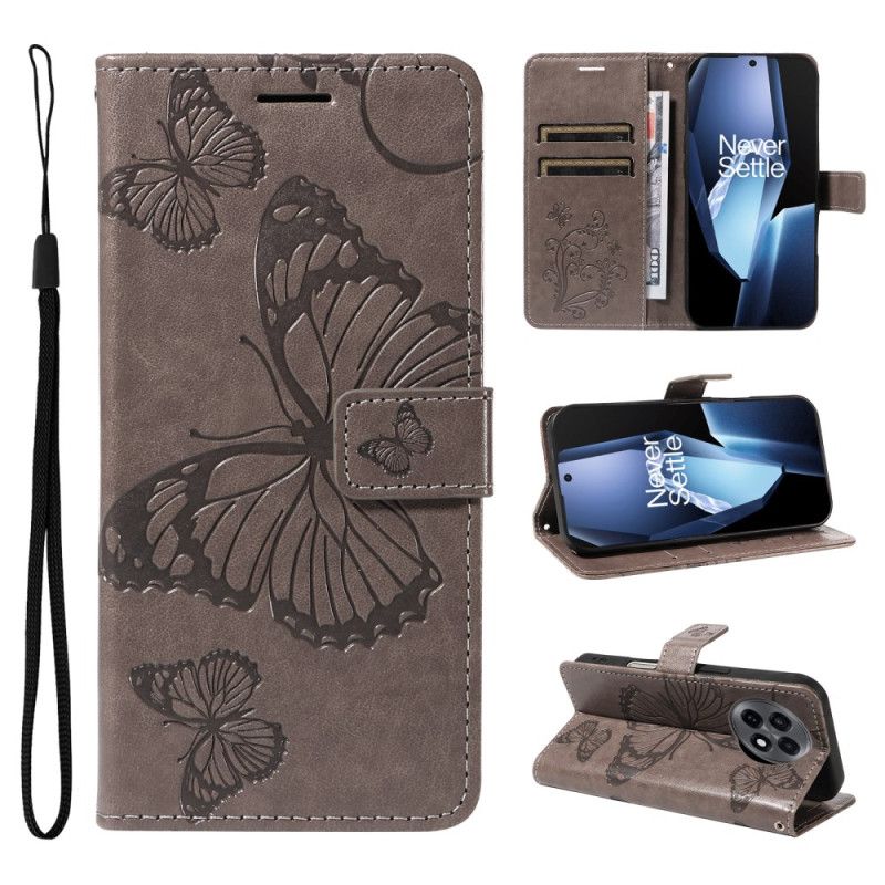 Etui Folio Do Oneplus 13r Gigantyczne Motyle