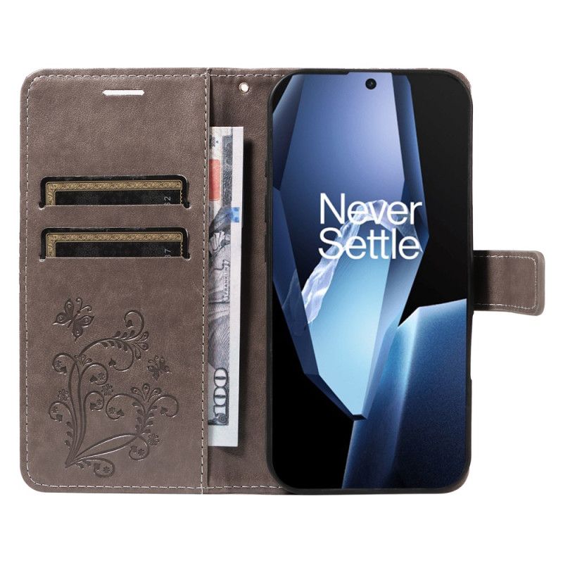 Etui Folio Do Oneplus 13r Gigantyczne Motyle